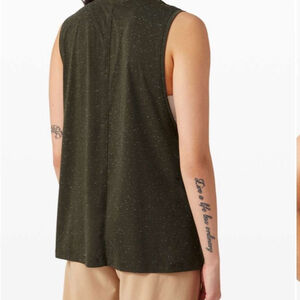 LULULEMON All Yours Boyfriend Tank
Dark Olive / White
